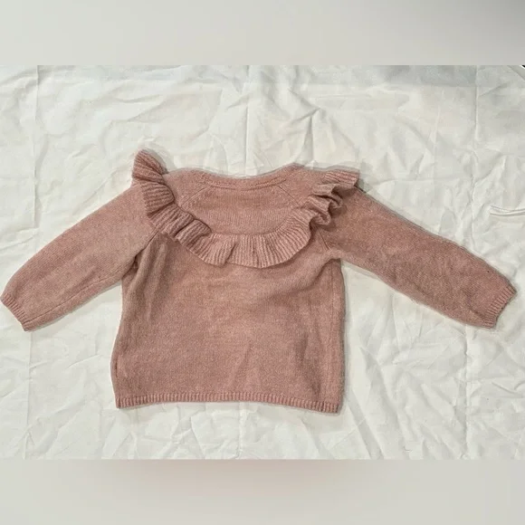 H&M Pink Ruffled Cardigan - Picture 2 of 2